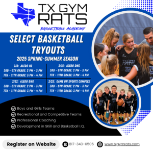 2025 TXGR Spring-Summer Tryouts